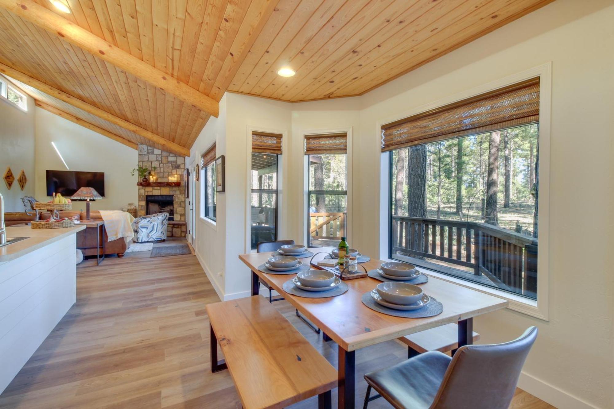 Peaceful Pinetop Cabin With Deck And Fire Pit! Villa Indian Pine Exterior foto