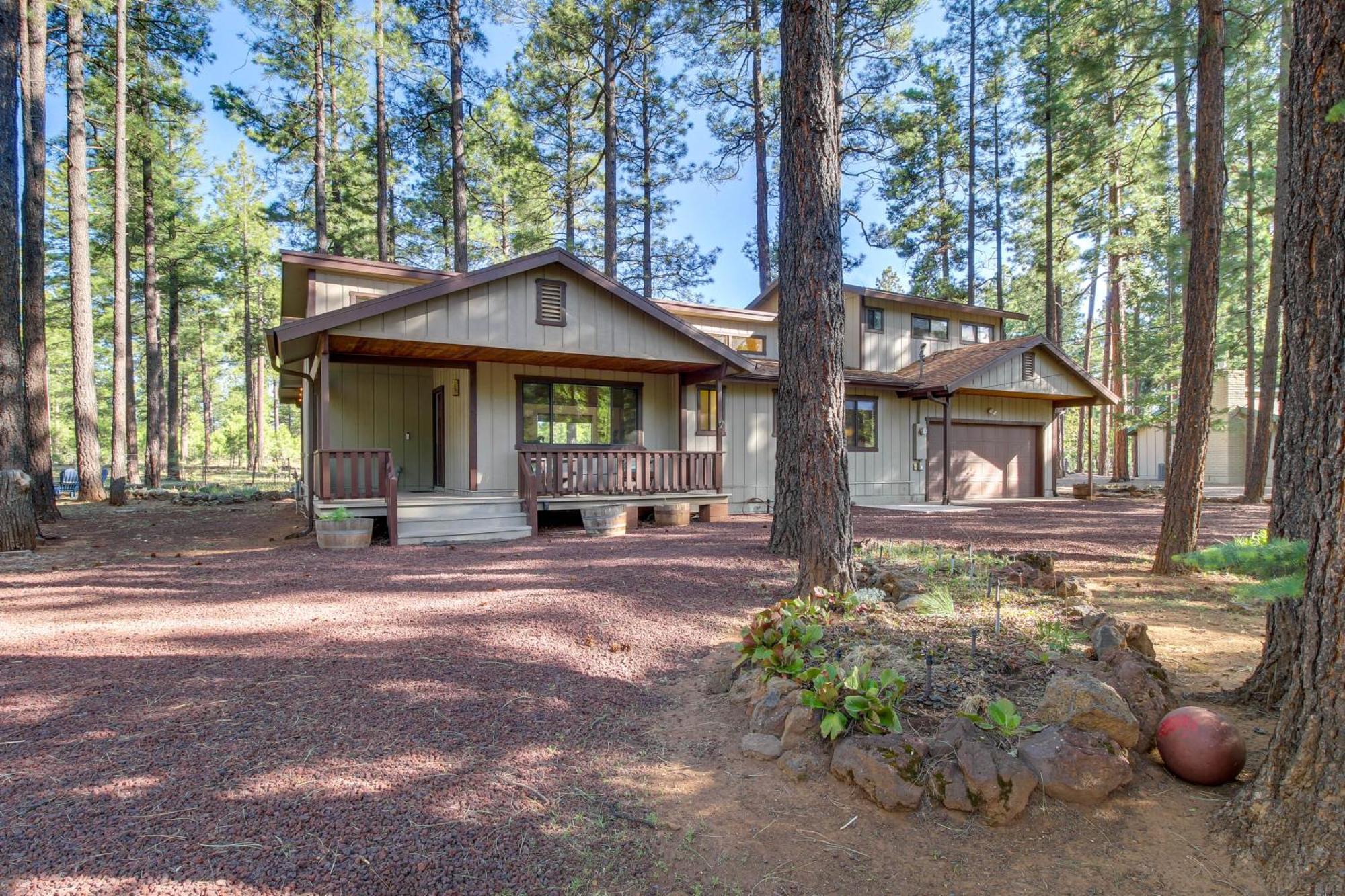 Peaceful Pinetop Cabin With Deck And Fire Pit! Villa Indian Pine Exterior foto