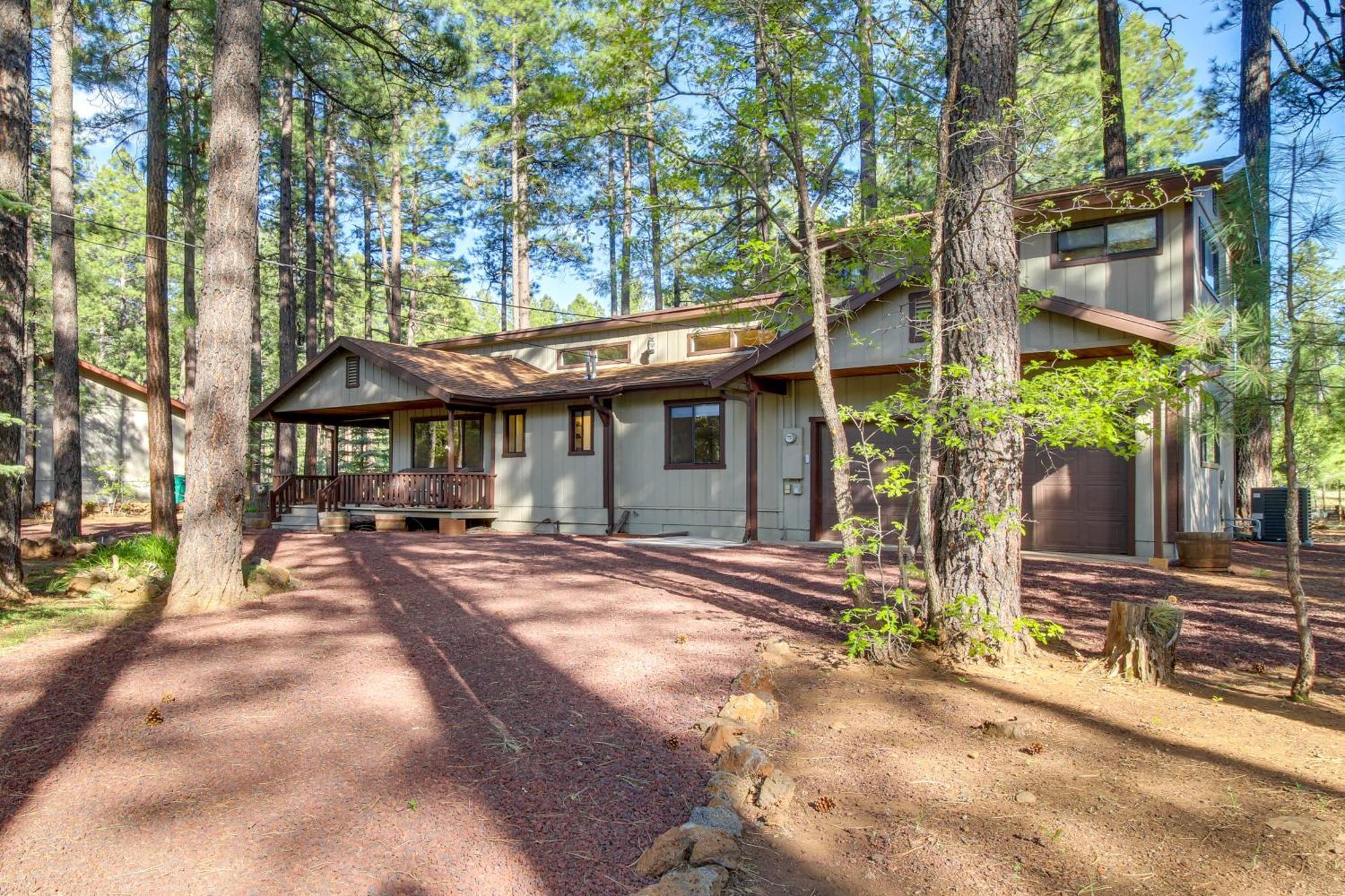 Peaceful Pinetop Cabin With Deck And Fire Pit! Villa Indian Pine Exterior foto